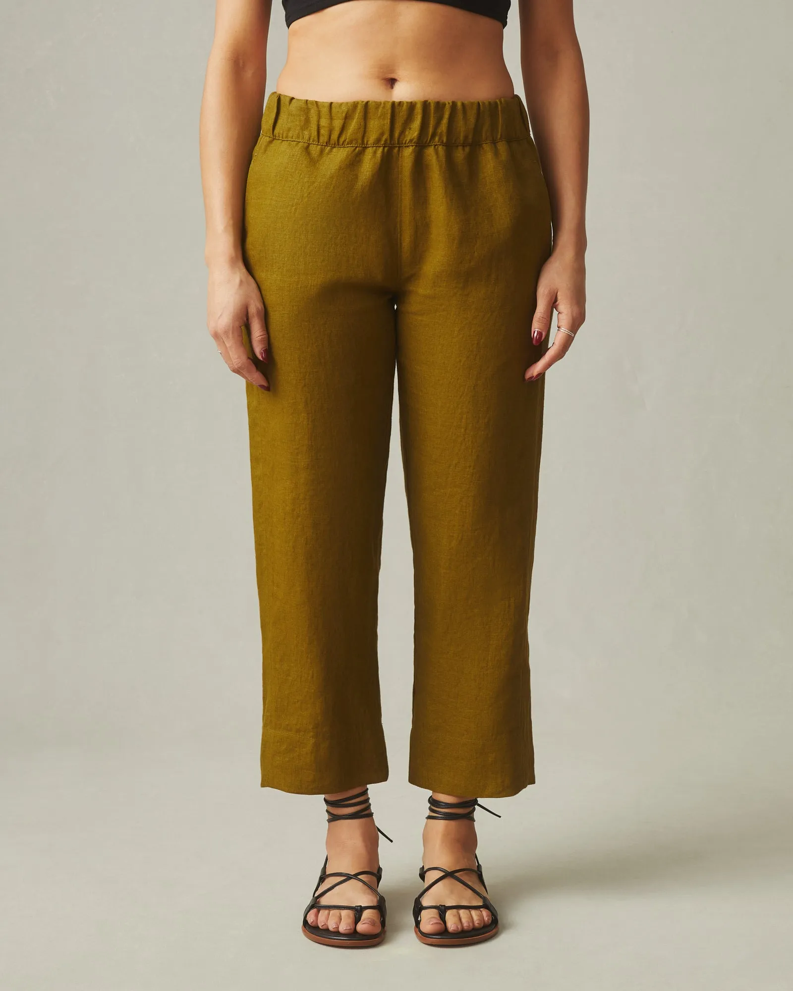 Women's Linen Pant - Fir Green sold by American Giant product image thumbnail 2