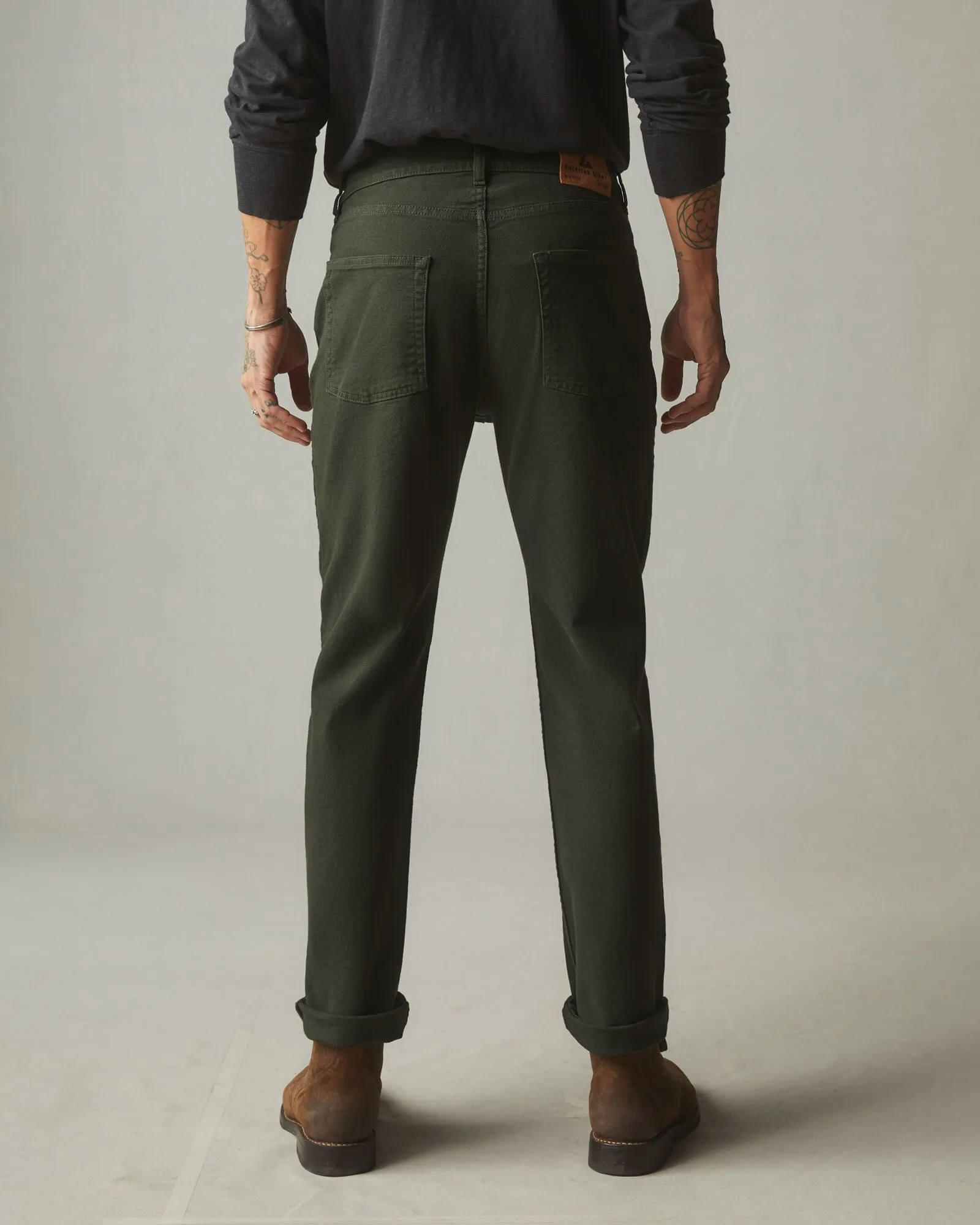 Men's Roughneck Pant Straight - Dark Elm sold by American Giant product image thumbnail 3