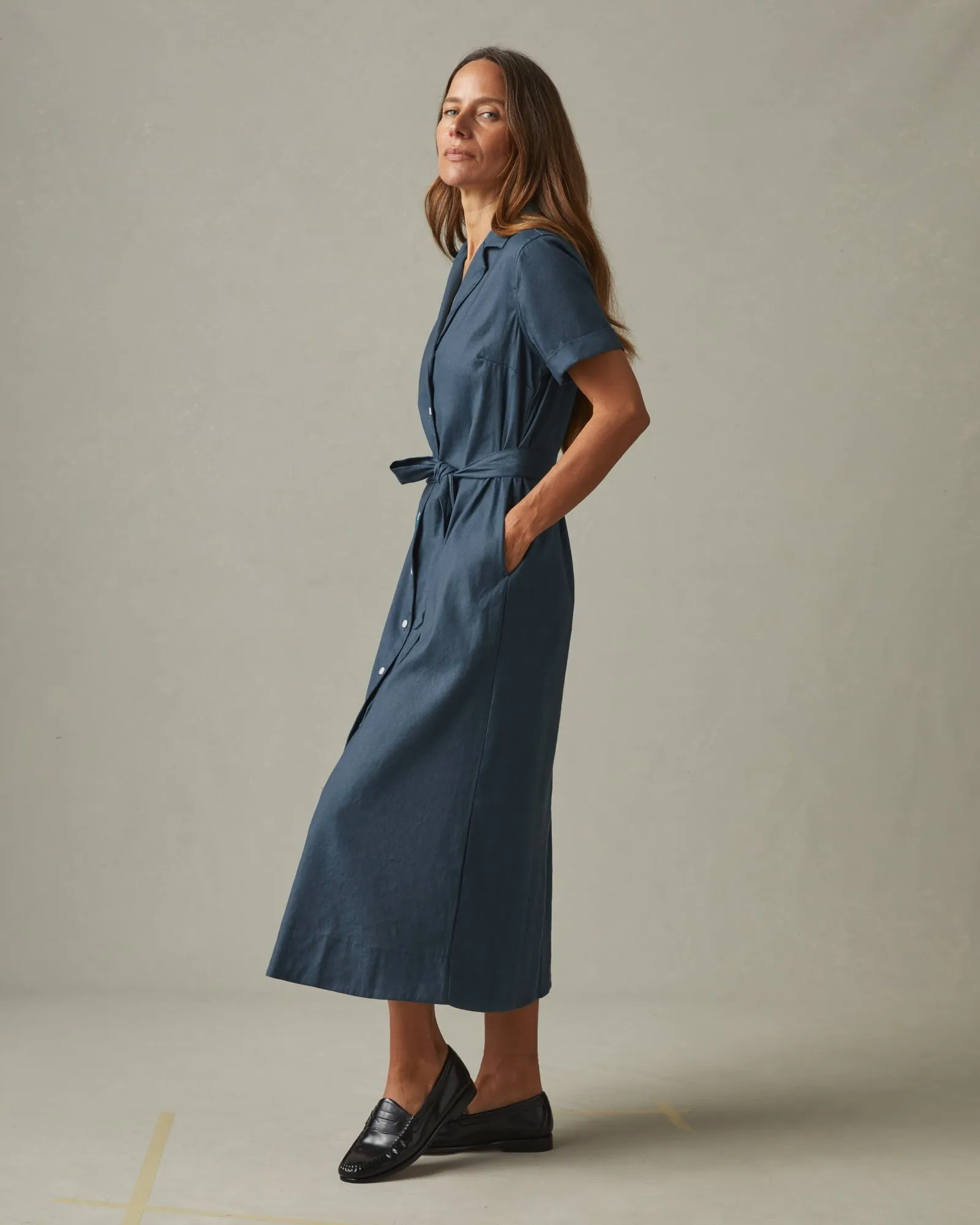 Women's Utility Dress - Winter Sky sold by American Giant product image thumbnail 2