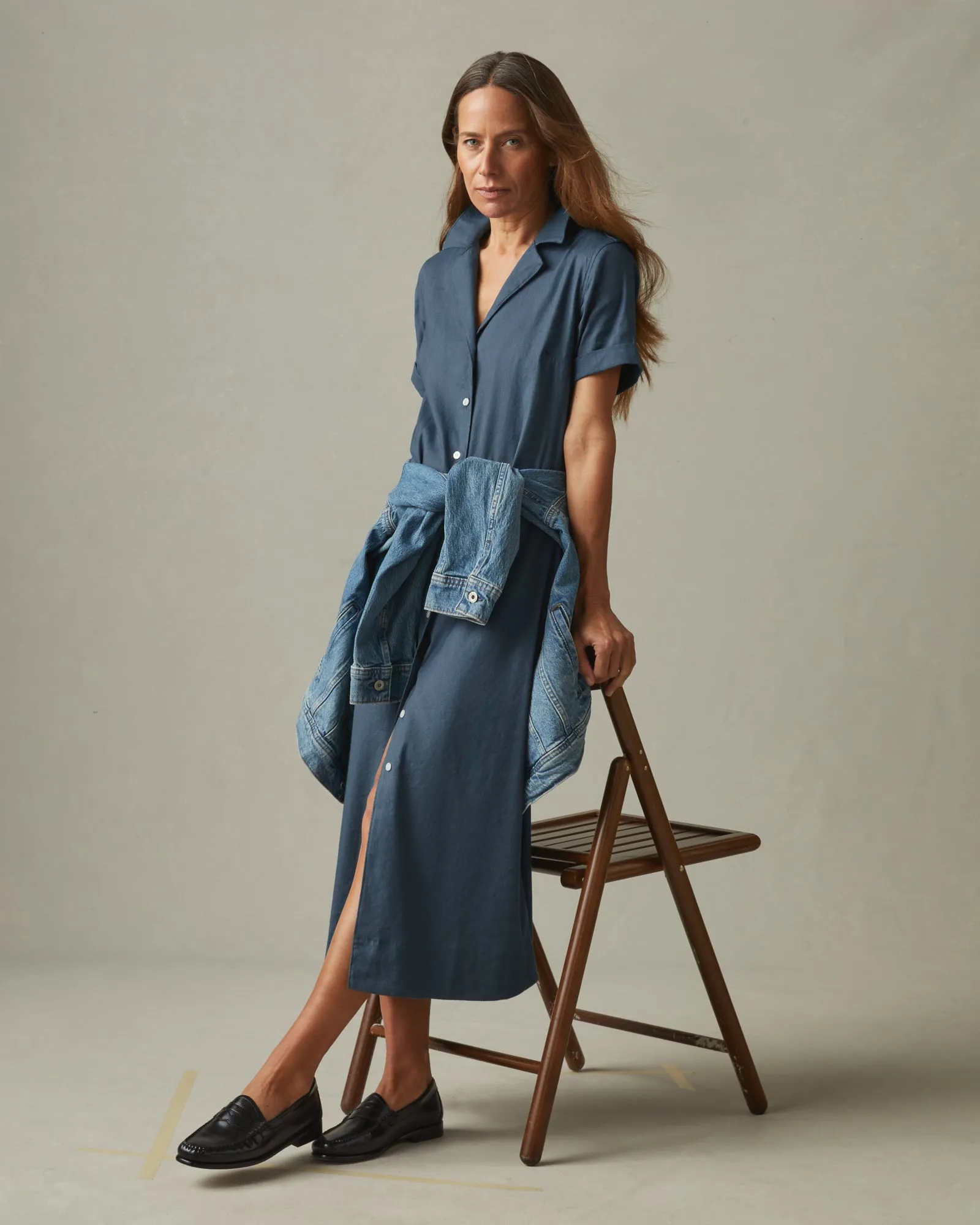 Women's Utility Dress - Winter Sky sold by American Giant product image thumbnail 5