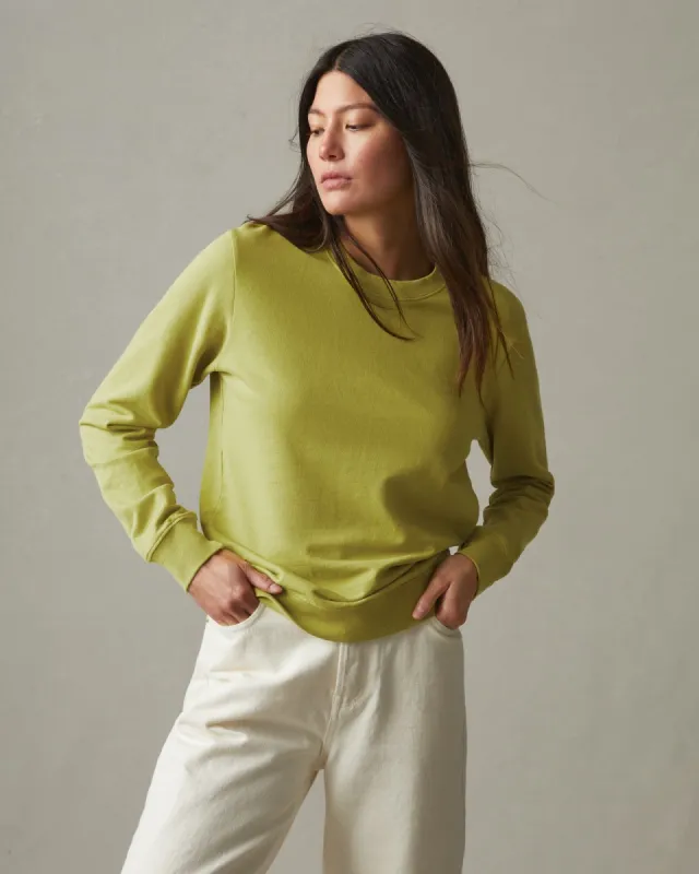 French Terry Crew Sweatshirt - Lemongrass sold by American Giant
