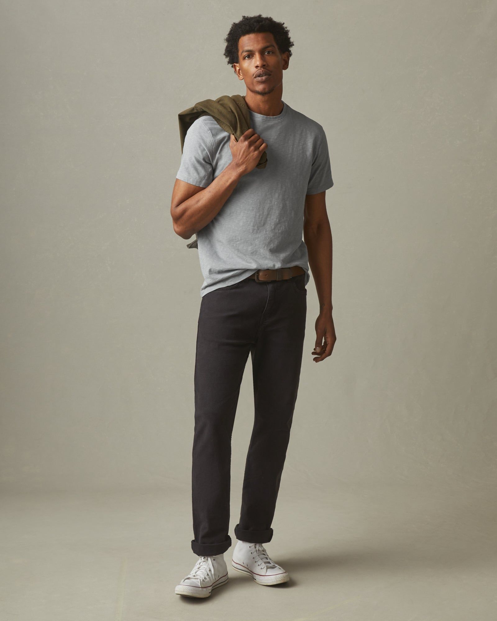 Premium Slub Crew Tee - Silver Sage sold by American Giant product image thumbnail 5