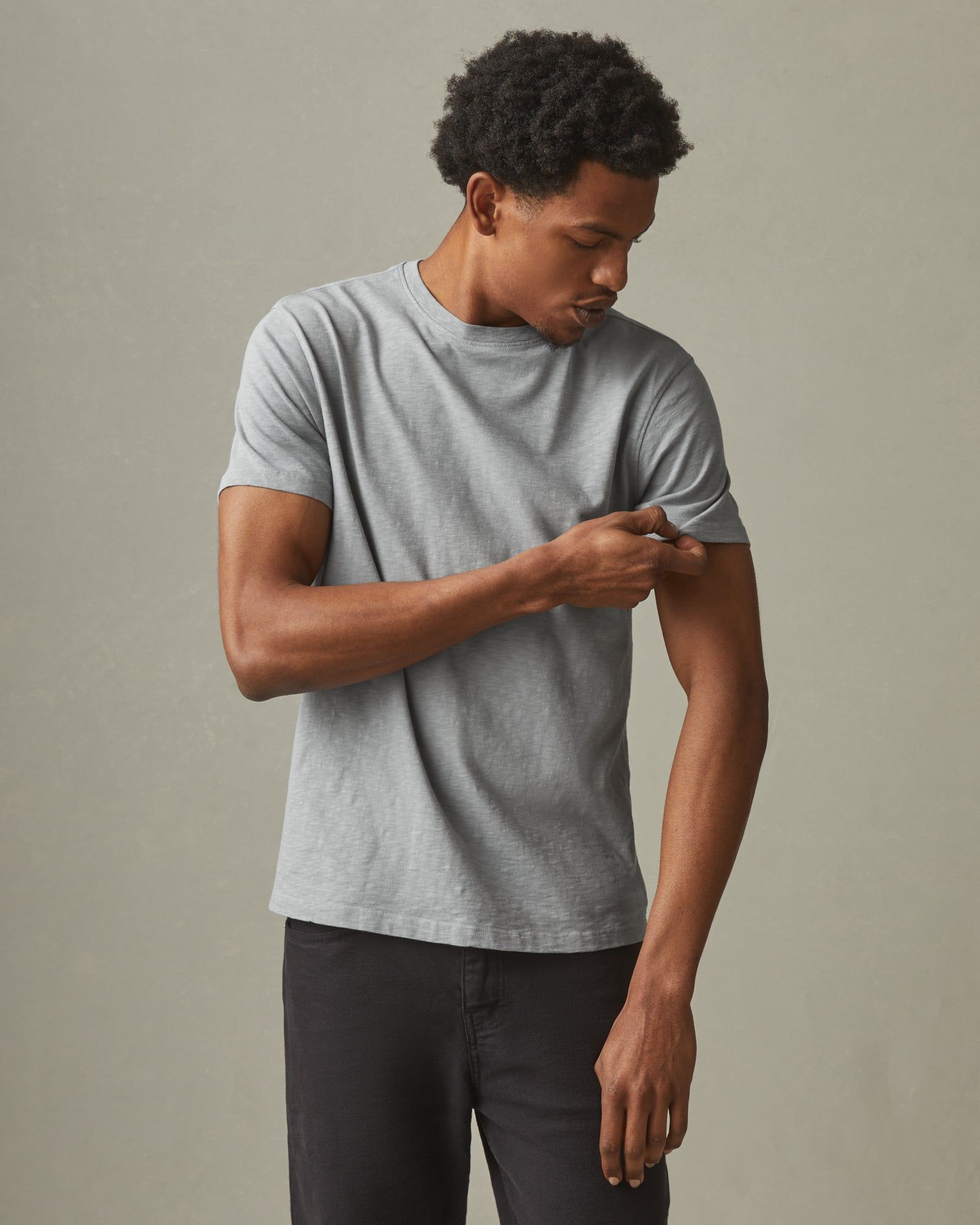 Premium Slub Crew Tee - Silver Sage sold by American Giant
