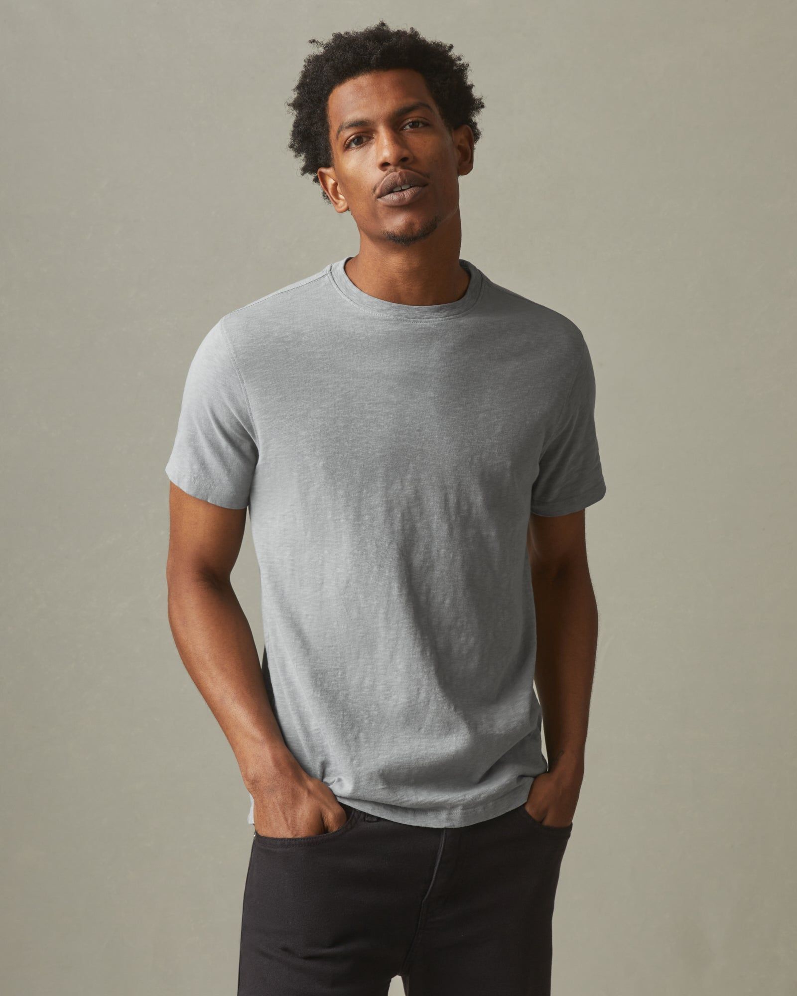 Premium Slub Crew Tee - Silver Sage sold by American Giant product image thumbnail 2