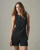 Women's Classic Cotton Muscle Tank - Black sold by American Giant