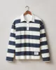 Women's Rugby Shirt - Blue Stripe sold by American Giant