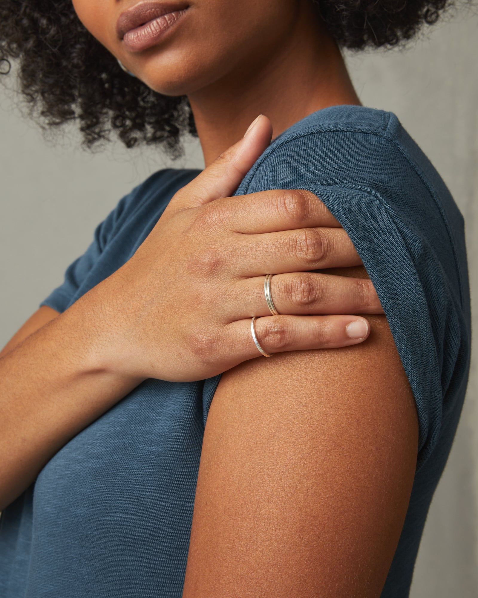 Premium Slub Crew Tee - Winter Sky sold by American Giant product image thumbnail 4