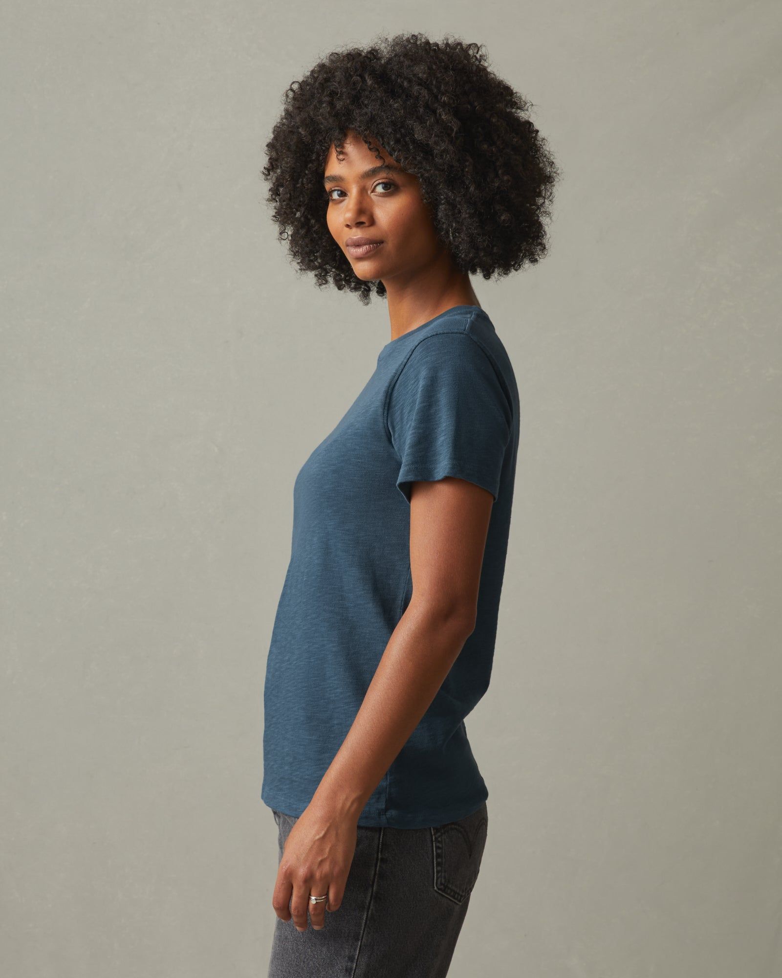 Premium Slub Crew Tee - Winter Sky sold by American Giant product image thumbnail 2