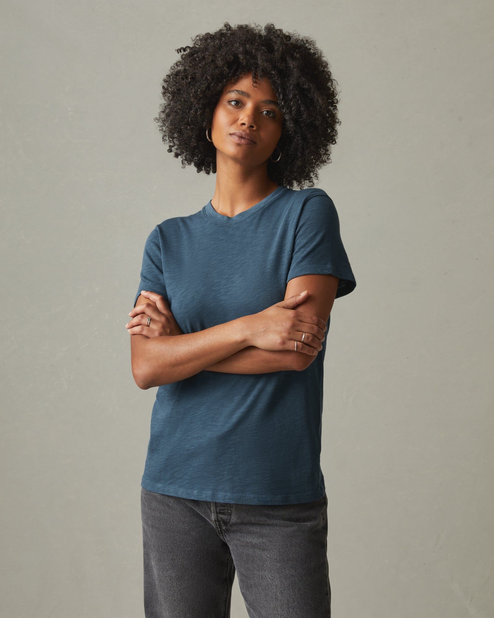 Premium Slub Crew Tee - Winter Sky sold by American Giant