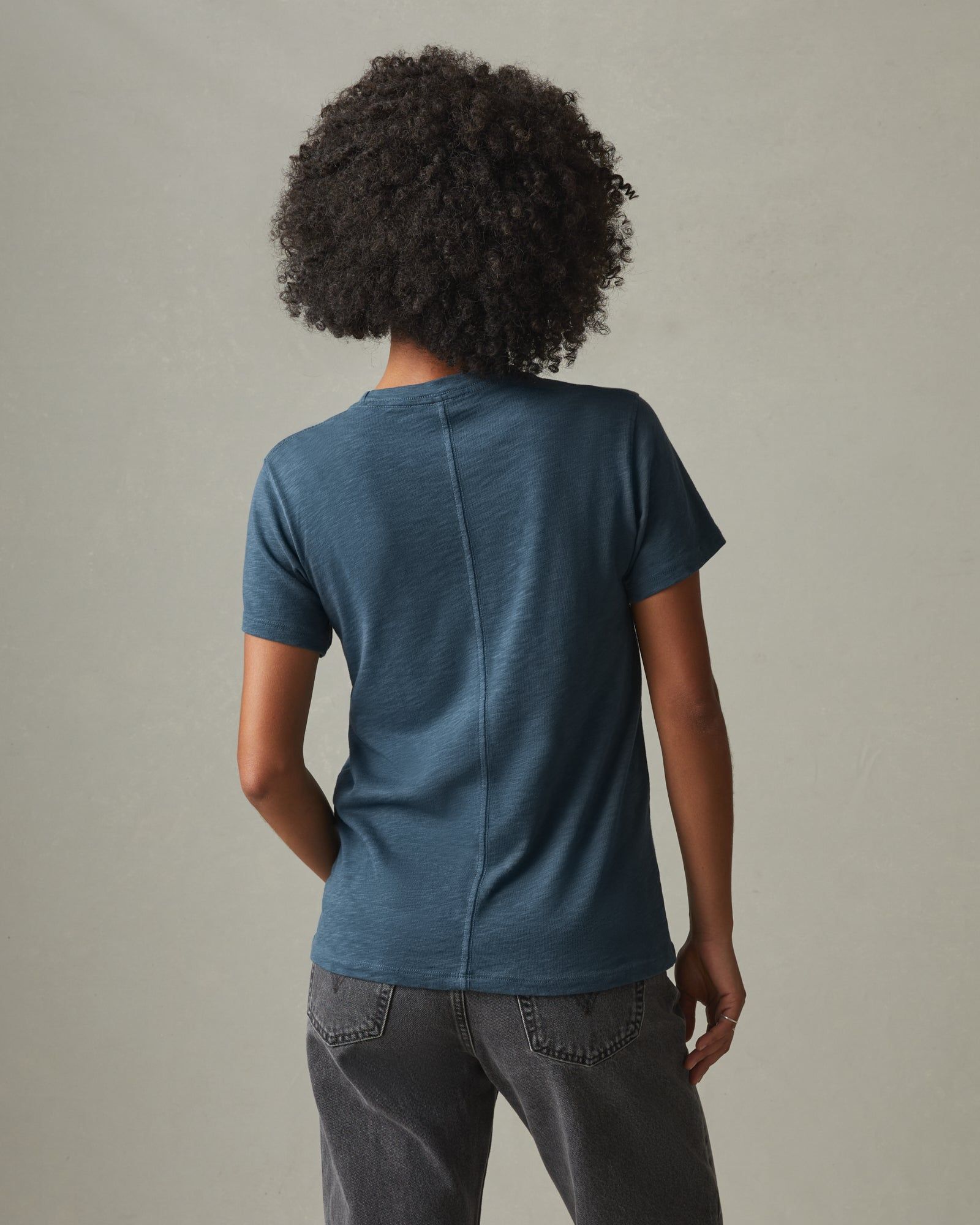 Premium Slub Crew Tee - Winter Sky sold by American Giant product image thumbnail 3