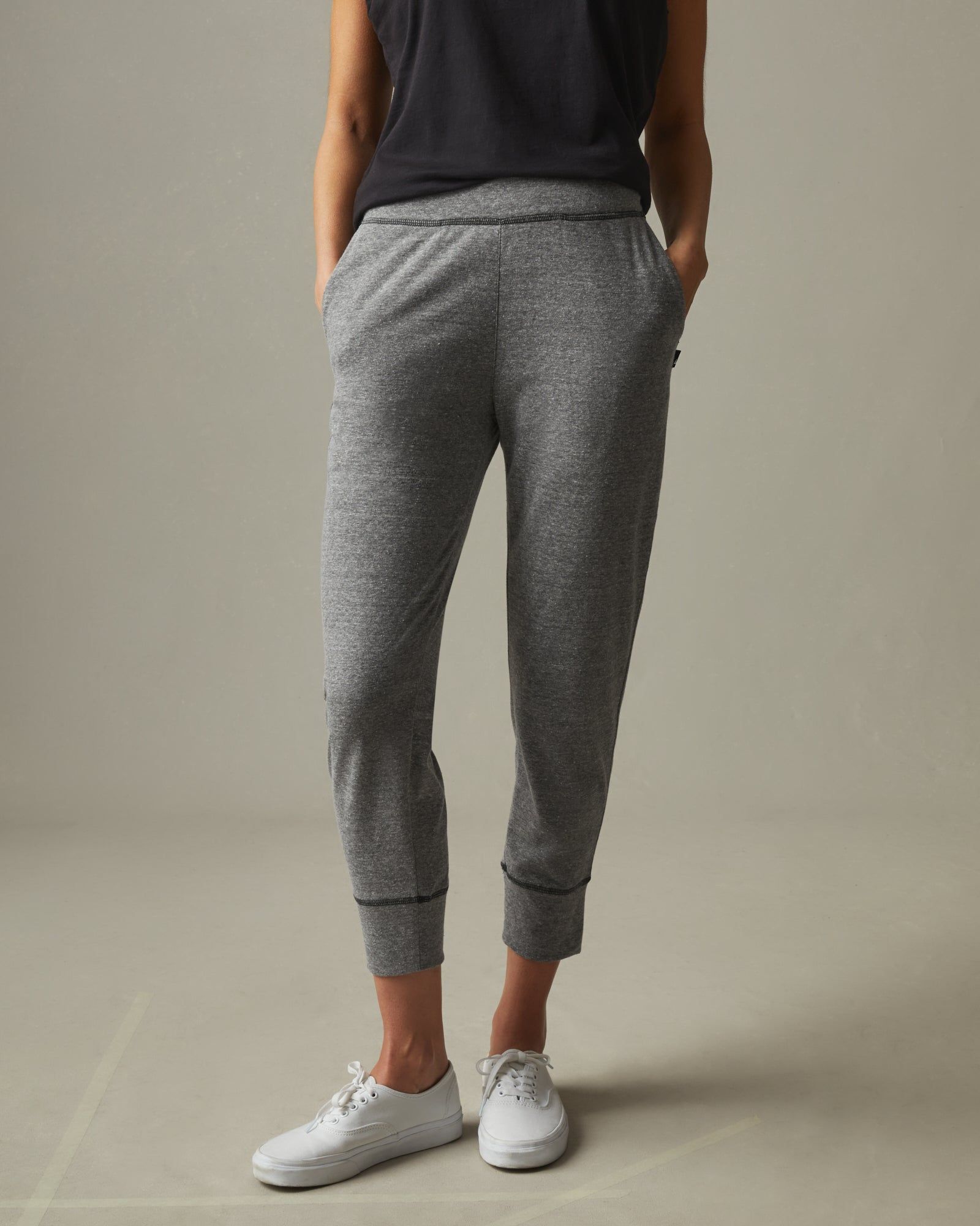 Women's Saturday Pant - Grey Ink Heather sold by American Giant