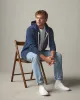 Men's Midweight Full Zip - Varsity Blue sold by American Giant