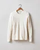 Premium Slub Crew Tee Long Sleeve - Creme Brulee sold by American Giant