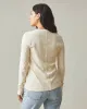 Premium Slub Crew Tee Long Sleeve - Creme Brulee sold by American Giant