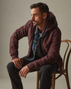Classic Full Zip - Puce sold by American Giant