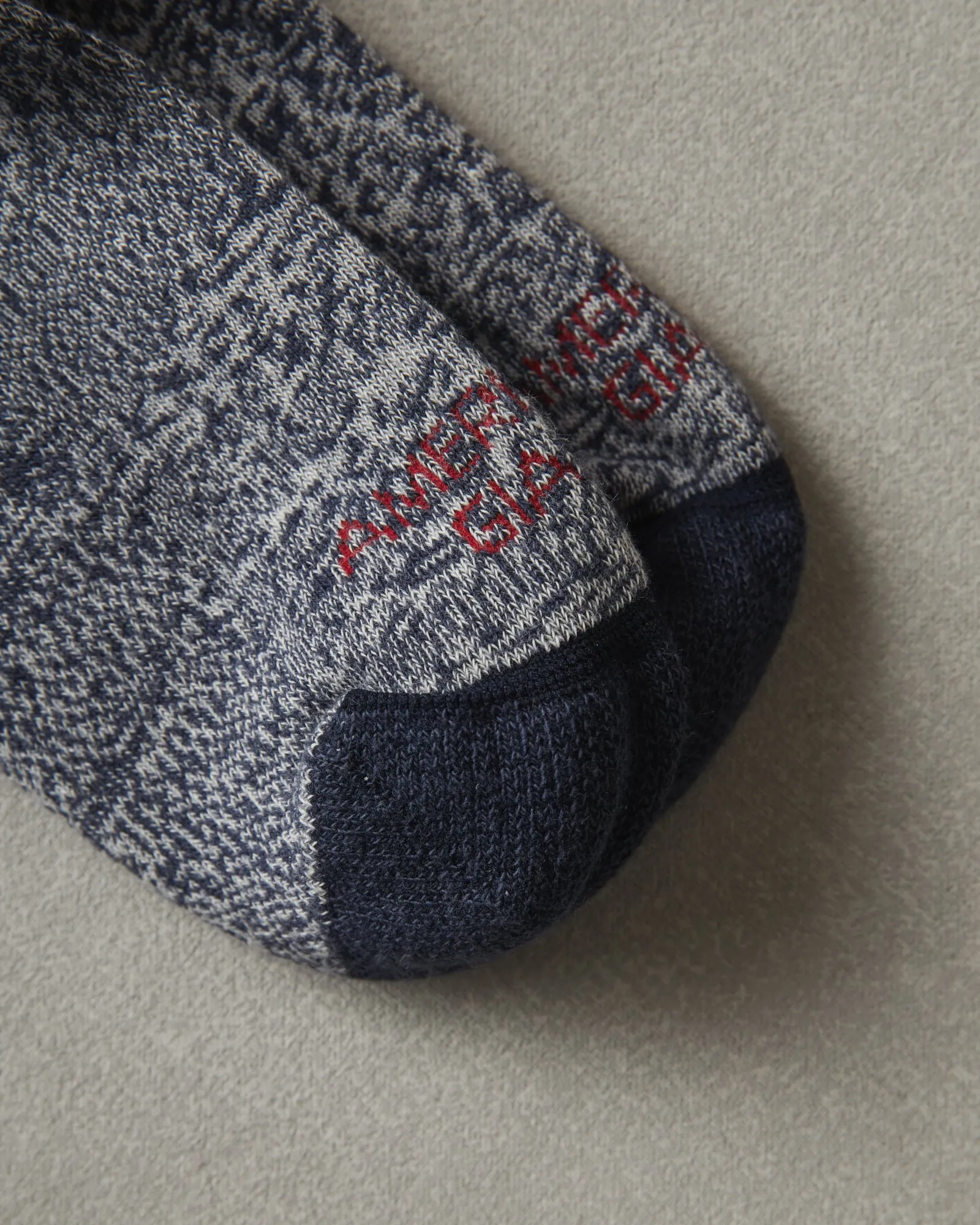 Crew Socks - Marl Navy sold by American Giant product image thumbnail 2