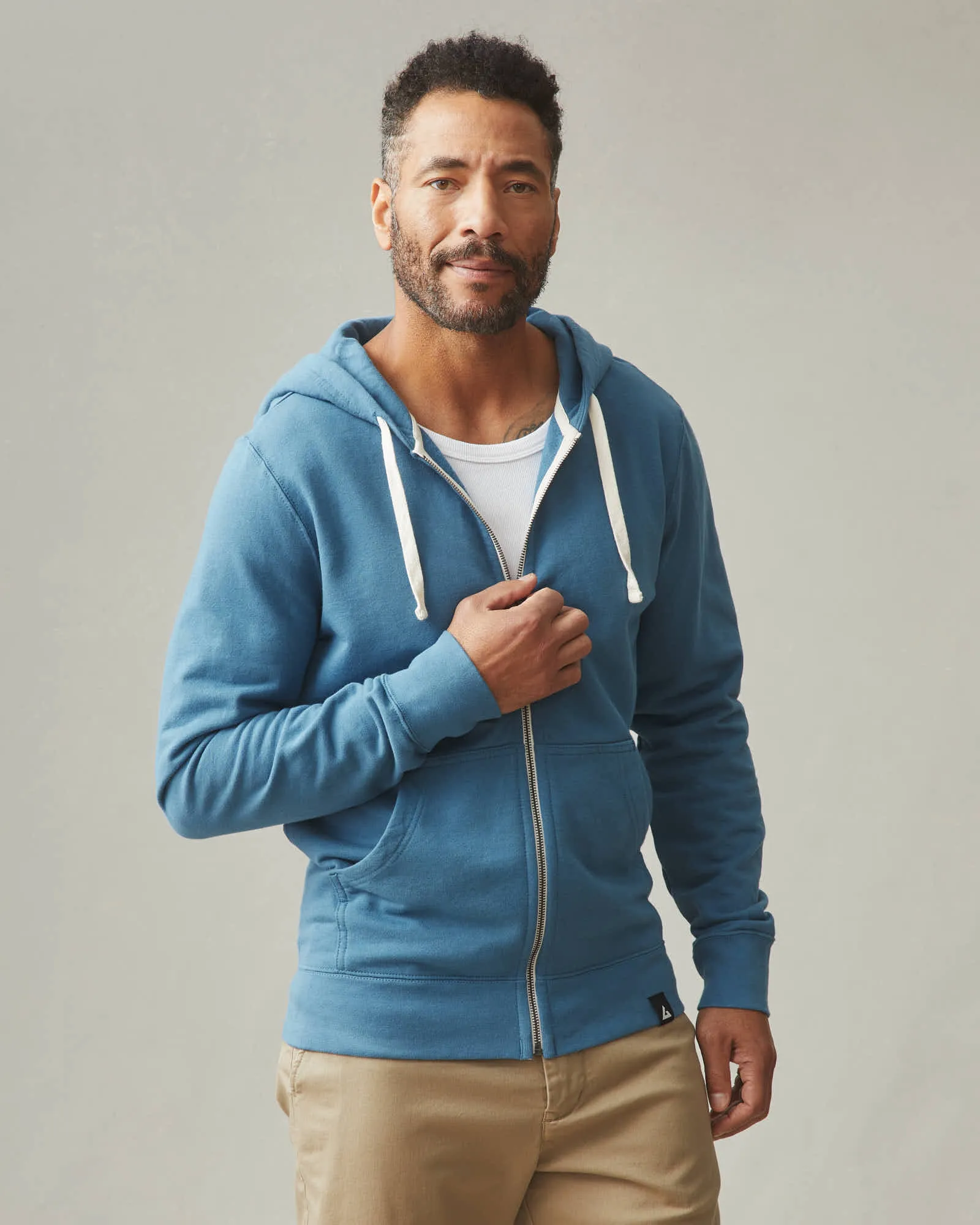 Men's Carolina Full Zip - Blue Wave sold by American Giant product image thumbnail 2