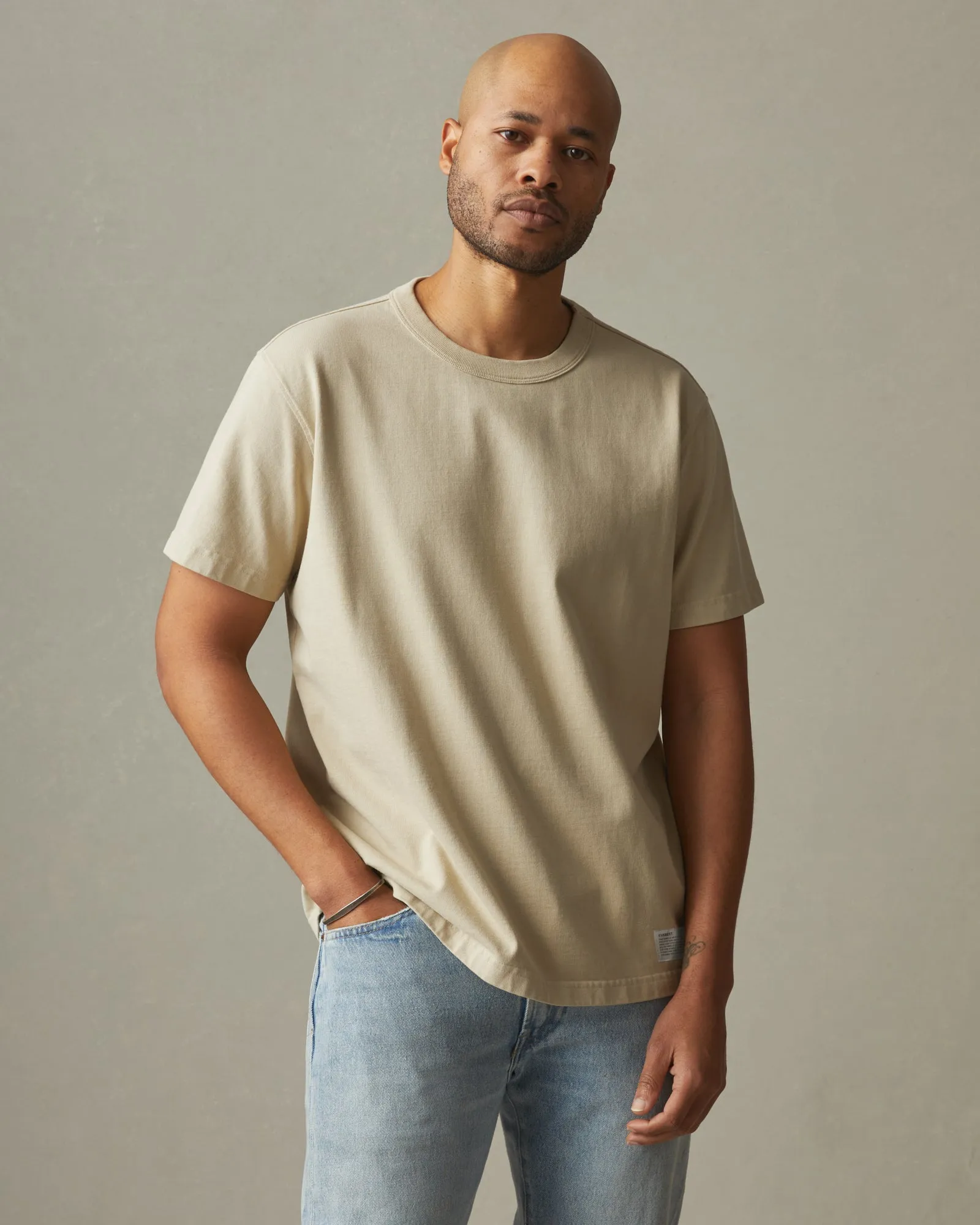 Men's Everest Tee - Fields of Rye sold by American Giant