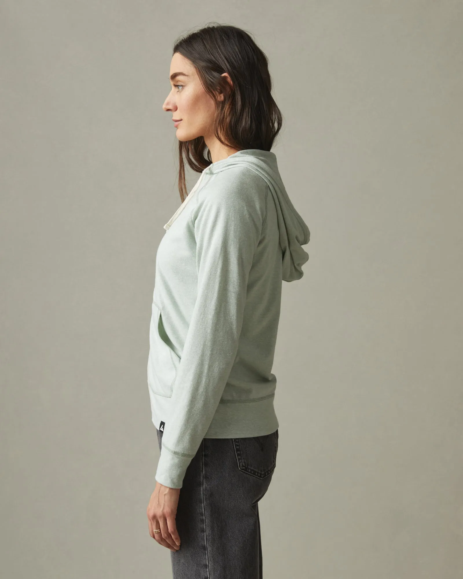 Lightweight Full Zip - Aqua Grey sold by American Giant product image thumbnail 3