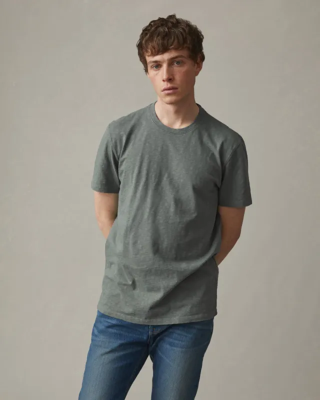 Premium Slub Crew Tee - Agave Green sold by American Giant