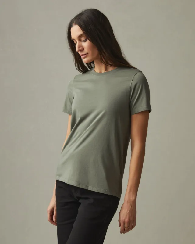 Classic Cotton Crew Tee - Mulled Basil sold by American Giant