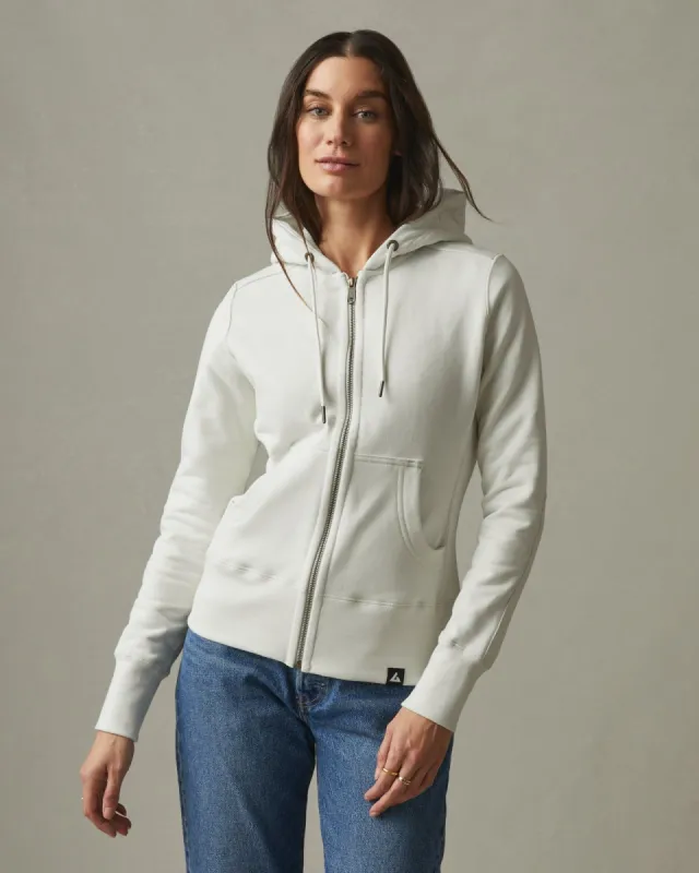 Classic Full Zip - White Onyx sold by American Giant