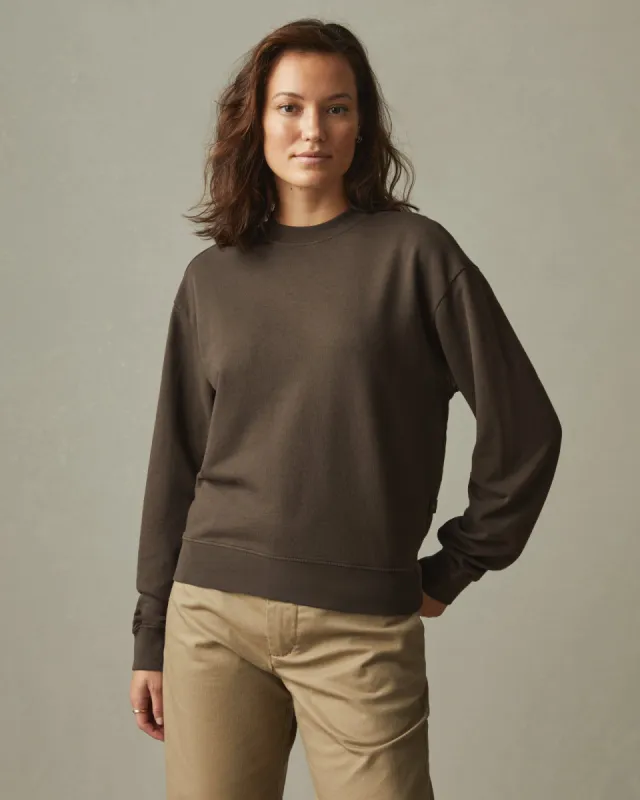 Lightweight Cotton Relaxed Sweatshirt - Oak sold by American Giant