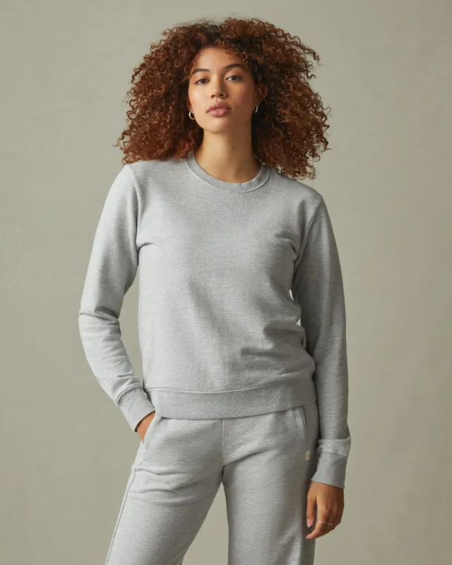 Lightweight Cotton Crew Sweatshirt - Ash Heather sold by American Giant