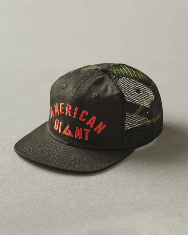 AG Trucker Hat - Olivewood sold by American Giant