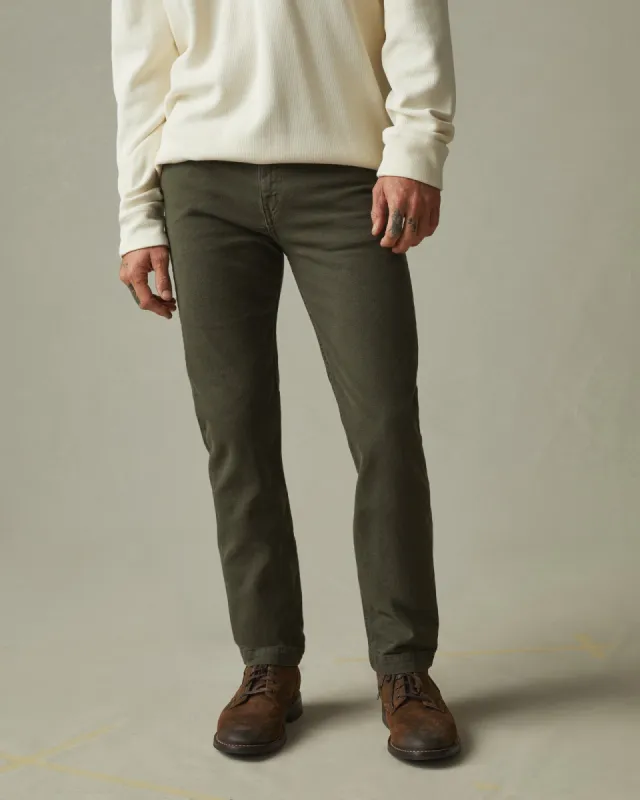 Men's Roughneck Pant Straight - Deep Olive sold by American Giant