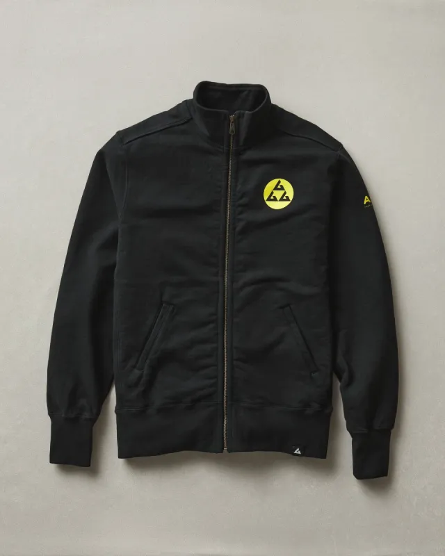 AGPC: Moto Full Zip - Black sold by American Giant