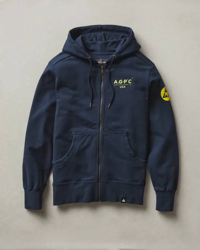AGPC: Classic Full Zip - Oxford Blue sold by American Giant