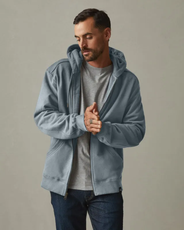 Relaxed Classic Full Zip - Lead sold by American Giant