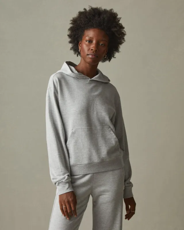 Lightweight Cotton Pullover Hoodie - Ash Heather sold by American Giant