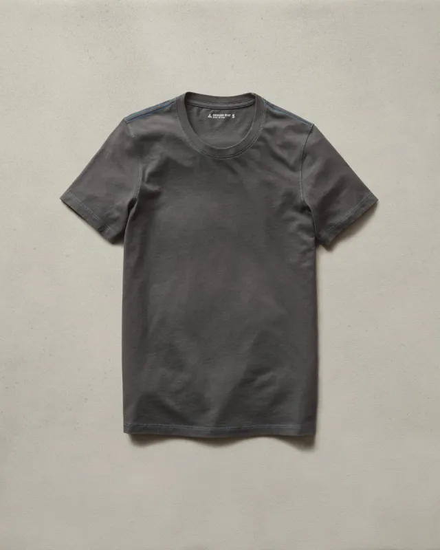 Women's Contrast Stitch Tee - Iron sold by American Giant