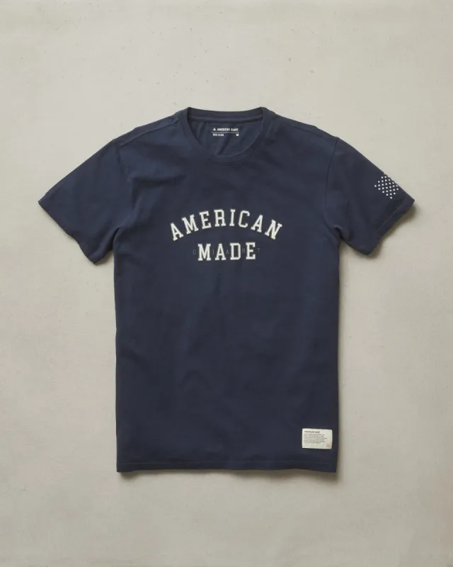 American Made T-Shirt - Evening Blue sold by American Giant