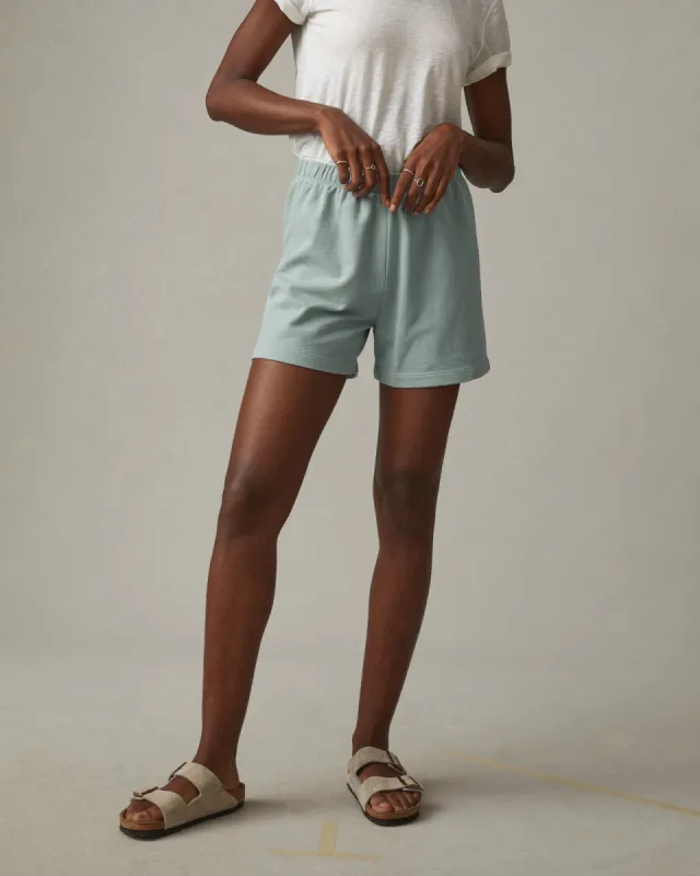 Lightweight Cotton Sweatshort - Aqua Grey sold by American Giant