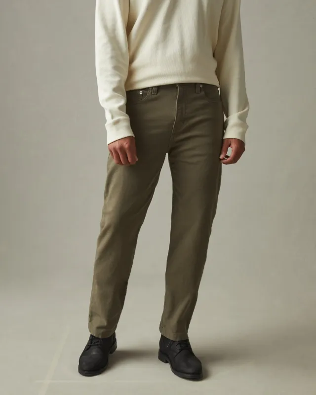 Roughneck Pant Straight - Thyme sold by American Giant