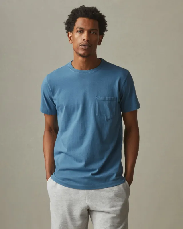 Men's Heavyweight Pocket Tee - Urban Sky sold by American Giant