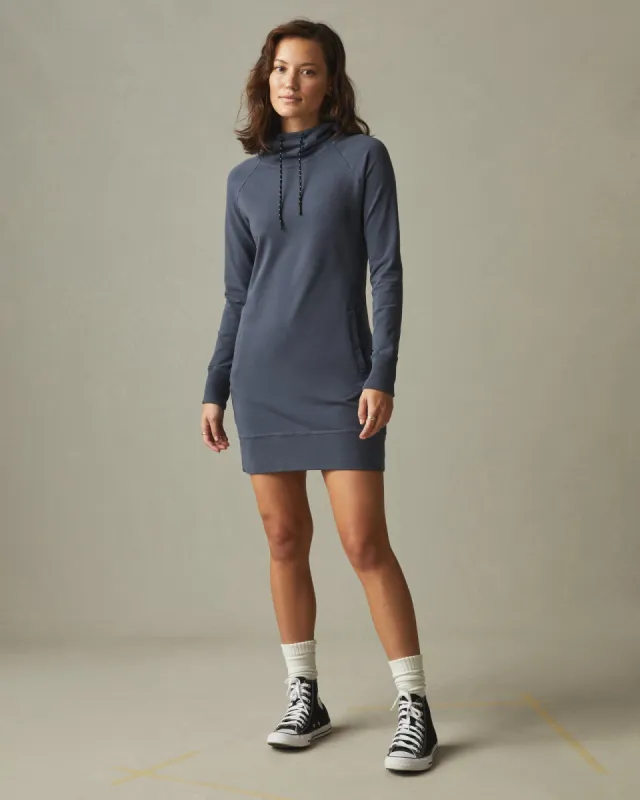 Hoodie Dress - Steel Blue sold by American Giant