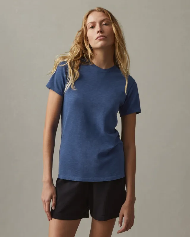 Premium Slub Crew Tee - Harbor Blue sold by American Giant