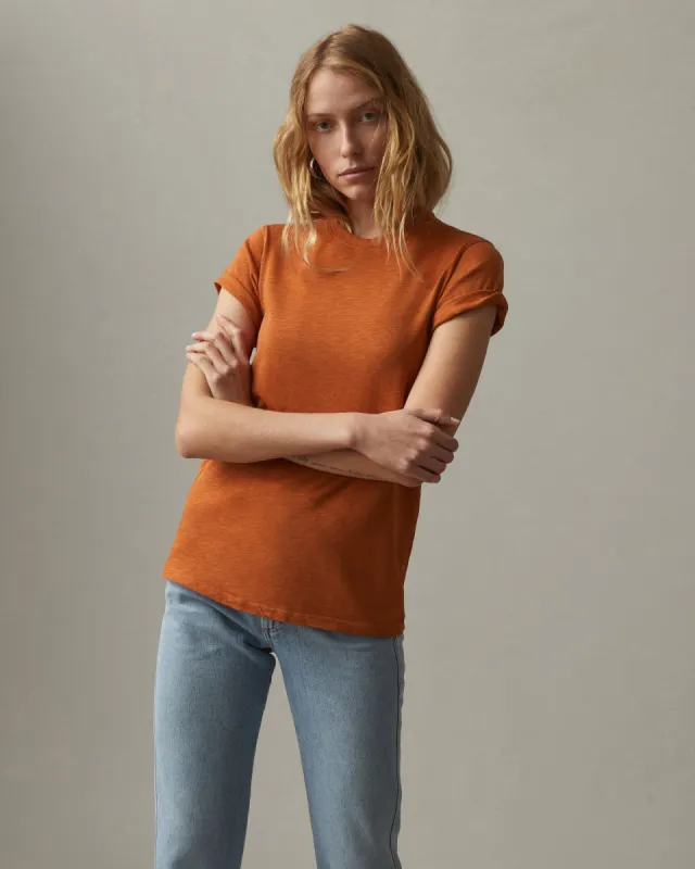 Premium Slub Crew Tee - Burnt Clay sold by American Giant