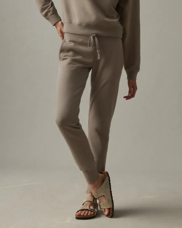 Lightweight Cotton Jogger - Khaki sold by American Giant