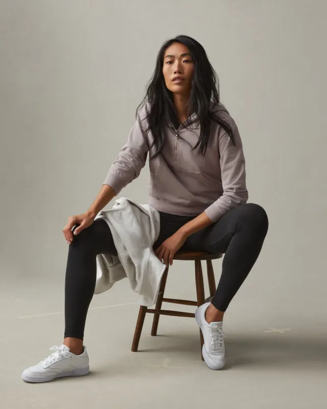 Lightweight Cotton Half Zip Hoodie - Sunset sold by American Giant