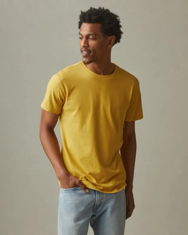 Classic Cotton Crew Tee - Straw sold by American Giant