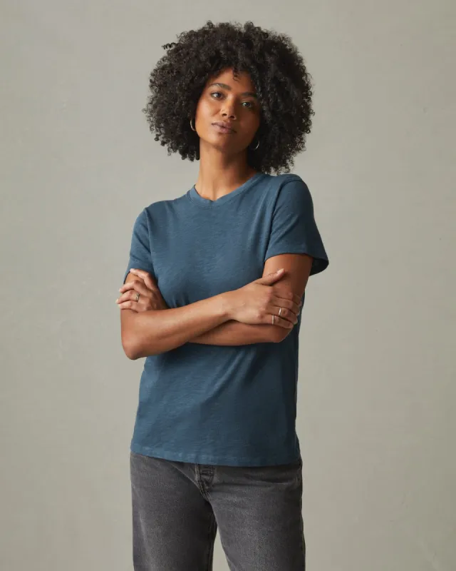 Premium Slub Crew Tee - Winter Sky sold by American Giant