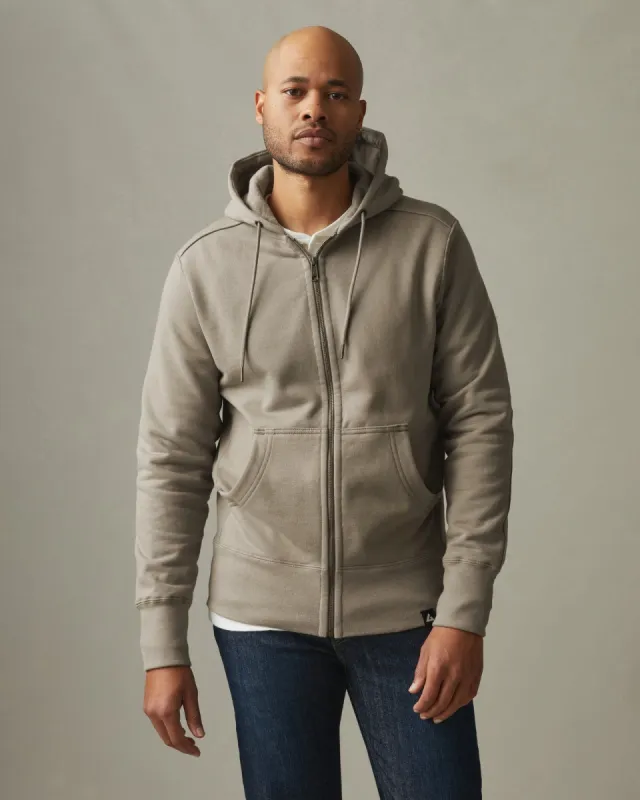 Classic Full Zip - Fallen Rock sold by American Giant