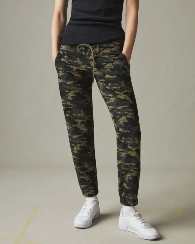 Women's Classic Sweatpant - Drab Olive Digital Camo sold by American Giant