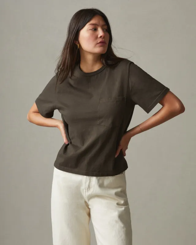 Women's Heavyweight Boyfriend Tee - Oak sold by American Giant