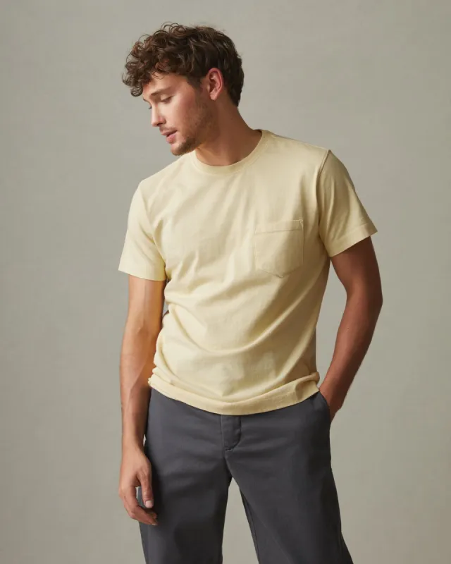 Heavyweight Pocket Tee - Golden Glow sold by American Giant